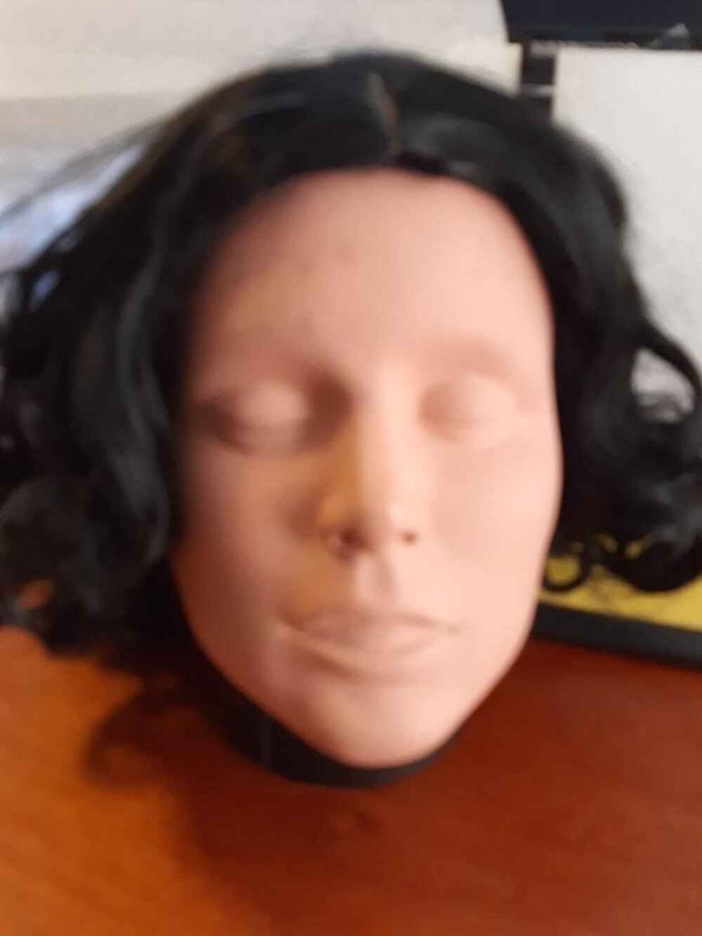 NEW ! Women Short Curly Wig 12 Inch Human Hair Black